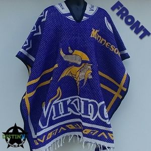 Minnesota Vikings Knit Poncho